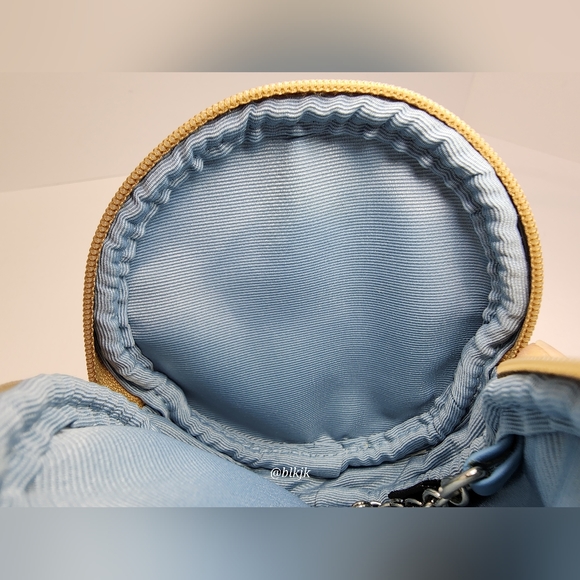 Coach Sea Horse Signature Coin Purse *Light Khaki/Blue* EUC - Picture 16 of 17